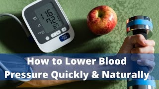 How to Lower Blood Pressure Quickly & Naturally, No Side Effects!