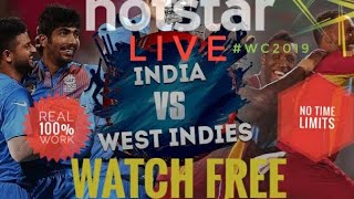 watch free India vs westindies live match streaming on hotstar #indiavswestindies #hotstarlive#crack
