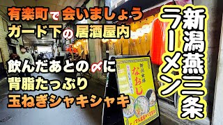 【燕三条背脂ラーメン】自家製太麺と絡むスープが旨すぎた！『新潟発祥なおじ有楽町店』千代田区丸の内/飯テロ/Ramen/seabura/