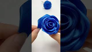Handmade diy ribbon rose flowers #handmade #diy #craft #flowers #diyflowers #tutorial #gift #ribbon