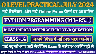 Day-14 | Python Practical || O Level Practical || Python Programming Practical O Level || PreptShala