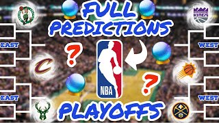 NBA 2023 Playoffs *FULL* Bracket Predictions