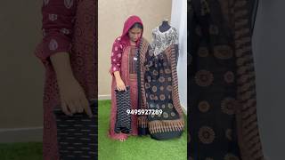 Nov 12 2024 Unstitched Cotton Salwarsuits Rs 1200 Full video on YouTube Contact WhatsApp 9495927289