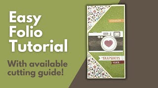 Free Folio Mini Album Tutorial with Cutting Guide!