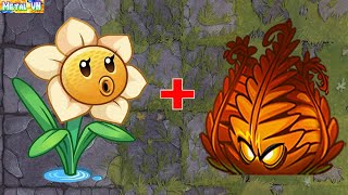 挽植物大戰僵尸2 | Super Plants Max Power Up  [ Inferno vs Narcissus ]