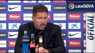 Rueda de Prensa de Simeone tras el Atlético de Madrid (1-0) Villarreal CF - HD