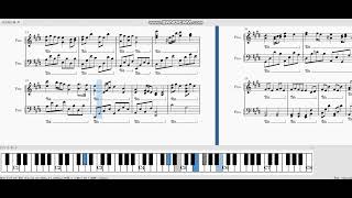 【素晴らしき日々】夜の向日葵【Piano score】