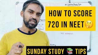 How to score 720 in NEET? | Sunday study tips | Tamil | Senthilnathan