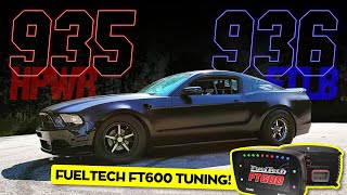 Twin Turbo Coyote Mustang \\\\  Fueltech FT600 Tuning \\\\ Hub Dyno