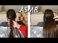 ASMR | Scalp Check, Hair Play, And Hair Brushing. Ft. Faith!