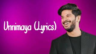 Unnimaya Song Lyrics | Maniyarayile Ashokan | Dulquer Salmaan | Gregory