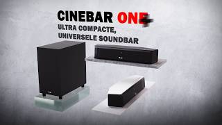 Cinebar One – Teufel‘s kleinste HDMI soundbar – optioneel met draadloze subwoofer