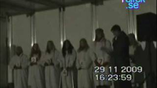 Alvesta Julskyltning 2009 -Lucia - video 2