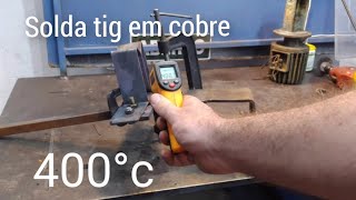 Como soldar cobre na TIG TECHWELD.