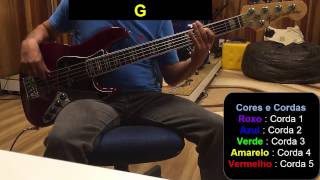 Quebrantado - Vineyard e Juninho Afran - Video Aula de Baixo (Bass Cover)