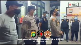 Kapolsek Cengkareng Kompol Ardhie Demastyo, S.E, S.I.K Memimpin Apel Anggota Pokdar Kapuk