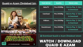 How to Watch Quaid e Azam Zindabad Movie For Free | New Pakistani Full Movie Download Link |
