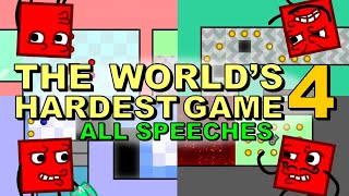 The World's Hardest Game 4 | All Player Speeches