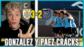 😱🇦🇷 ARGENTINO REACCIONA a 🇺🇾 URUGUAY vs ECUADOR 🇪🇨 3-2 🏆 SUB 17