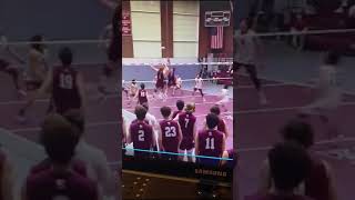 🏐 He was just a little TOO eager for a spike opportunity…🏐 | #shorts | NYP Sports