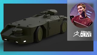 ZBrush 2021.7.1 – LIVE Look Into the New Version! Aliens Armored Personnel Carrier – Paul Gab...