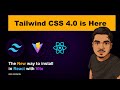 Tailwind CSS v4.1 : The NEW way to install with Vite + React (2025)