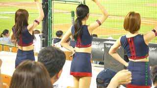 [4K]180725 박기량 롯데 자이언츠 치어리더 직캠 응원 뒷모습 (Korean CheerLeader) 부산 사직야구장 by BusanWolf