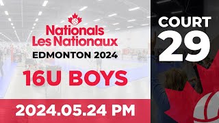 2024 Volleyball Canada Nationals 🏐 Edmonton: 16U Boys | Day 1 PM Wave | Court 29 [2024.05.24]