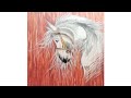 Horse Painting with acrylic colors on canvas | Acrylic Painting | SFAZ Arts #horsepaintingacrylic