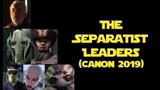 The Separatist Leaders and the Organization of the CIS (Canon 2019)