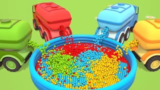 Helper cars cartoons full episodes. Learn colors. Cars and trucks for kids. Street vehicles for kids