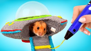How To Make A Miniature Hamster Flying Saucer Using A 3D Pen