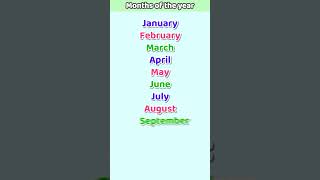 Months of the Year