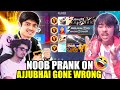 Noob prank on ajjubhai aka Abhshek bhai gone extremely wrong and funny  - Laka Gamer