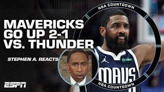 Stephen A. reacts to Mavericks' win over Thunder in Game 3: Mavs look IN CONTROL! | NBA Countdown