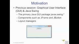 OOP Java Swing Events 1/8