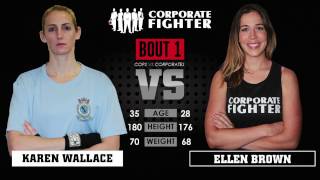 Corporate Fighter 21 - Karen Wallace v Ellen Brown