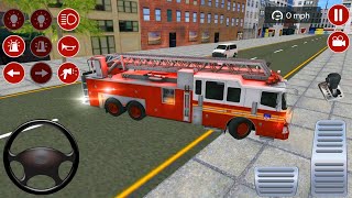 Fire Truck Driving Simulator 2020 🚒 Real Emergency Services Game - Android GamePlay