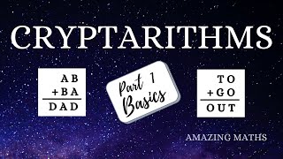 CRYPTARITHMS - Basics - Find Unknown Numbers - Grade 8 - Amazing Maths