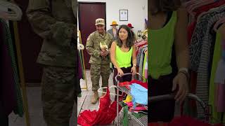 Clever military reunion brings wife to tears!