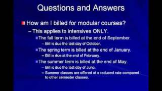 Modular Program Information Part 3