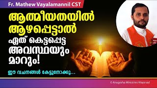 നിന്നെ രക്ഷിക്കാൻ കർത്താവിനു കഴിയും -Fr.mathew Vayalanannil- christian retreate