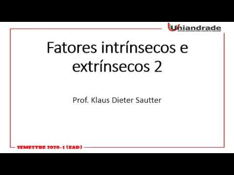 Fatores Intrínsecos E Extrínsecos 2 - YouTube