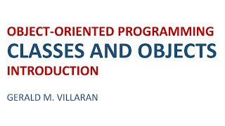 Lecture 13: Classes and Objects