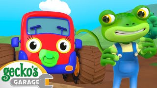 Baby Truck Monster Truck Mix Up | Gecko's Garage | Learning Videos for Kids 🛻🐸🛠️