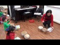 20150130 幼兒音樂律動 一拍半拍節奏訓練 上課實況 百分音樂學苑 ─ 台南 音樂教室