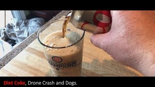 Diet Coke Drone Crash and Dogs