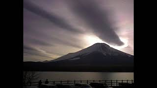 富士山ライブ動画 2021年2月の山中湖長池 タイムラプス