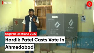 Gujarat Elections 2022: Hardik Patel Casts Vote In Ahmedabad