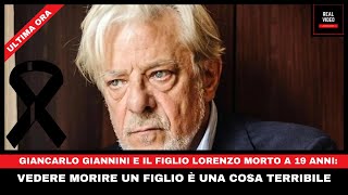 Giancarlo Giannini e la morte del figlio